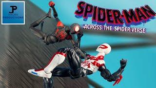 Across The Spider-Verse Part 2 Miguel Vs Miles Stop Motion