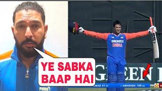 Yuvraj singh huge statement on Abhishek sharma when he hit century in his second international match