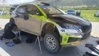 Toksport WRT Service Park - PET Vodafone Rally de Portugal 2023  Skoda Fabia RS Rally2  Full HD