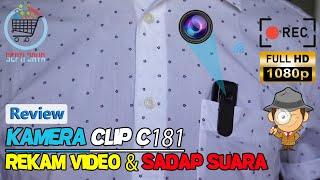 Review Unboxing Body Camera Pen Clip C181 Resolsui 1080P Rekam Video & Sadap Suara Kualitas Tinggi