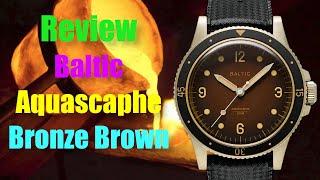 Watch Review Baltic Aquascaphe Bronze Brown