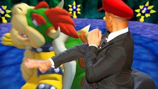 Will Smith slaps Bowser in Super Mario 64