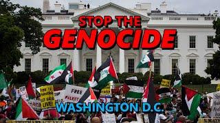 LIVE From STOP THE GENOCIDE Protest Outside the White House in D.C.