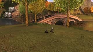 Lineage 2 Bridge near the Elven Forest with loud creature sounds