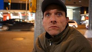 Toronto homeless man shares about how there is plenty of food and no one is going hungry.