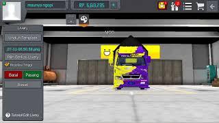 Livery bussid mod truk canter