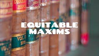 Conscionability & Equitable Maxims  Equity & Trusts