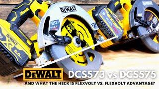 What is the difference between the DeWALT DCS573 and DeWALT DCS575 Circular Saw?  Lazy Guy DIY