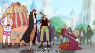 Bartolomeo apologizes to Shanks  FAN ANIMATION