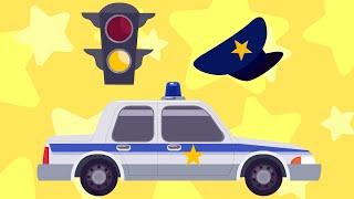ТАЧКИ-ТАЧКИ - Светофор и полицейская машина  Веселые мультфильмы для детей
