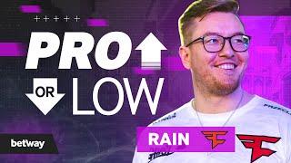 A lot of pistol rounds today - FaZe rain plays PRO or LOW