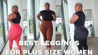 THE BEST LEGGINGS FOR PLUS SIZE WOMEN THAT STAY UP  Black Owned Brands + Gymshark + MORE