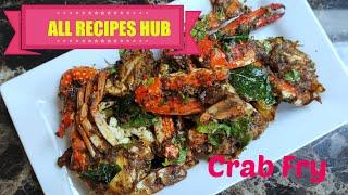 crab fry  spicy nandu fry  crab roast recipe  நண்டு  மசாலா - All Recipes Hub