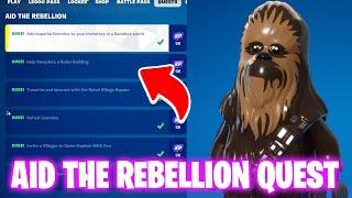 How To Complete Aid The Rebellion Quest in Fortnite - Star Wars Lego Quests