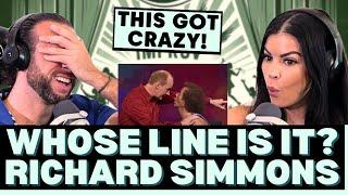 THE AUDIENCE LOST IT First time reaction Richard Simmons on Whose Line Is It Anyway 2003