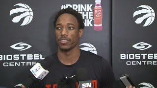 DeRozan endorses Popovich for president drops the mic