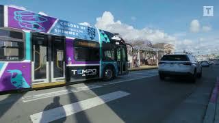 AC Transits Tempo Bus Rapid Transit  Oakland California