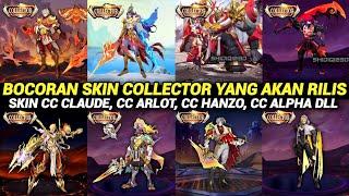 BOCORAN SELURUH SKIN COLLECTOR MLBB 2024  SKIN CC JULIAN CC CLAUDE CC NOLAN DLL MLBB