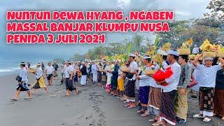 Upacara Nuntun Dewa Hyang Ngaben Masal Banjar Klumpu Nusa Penida 3 Juli 2024