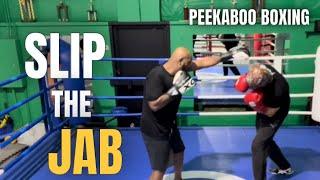 Slip the Jab- Peekaboo Boxing #boxing #miketyson #peekaboo