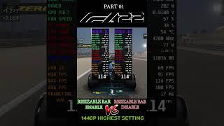 Resizable Bar ON vs OFF F1 2022 Part 1 #shorts