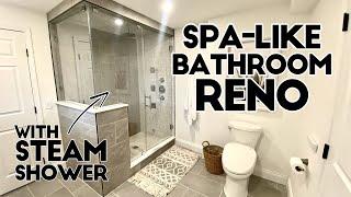 EPIC Bathroom Remodel with STEAM SHOWER 