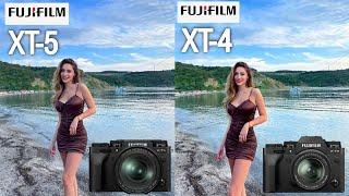Fujifilm XT-5 VS Fujifilm XT-4 Camera Test Comparison