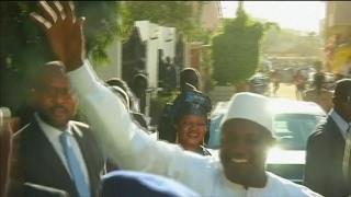 Adama Barrow sworn in as president ECOWAS forces enter Gambia