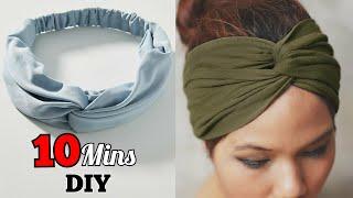 How to make a turban headband  headband tutorial  DIY  Twisted headband tutorial