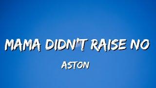 ASTON - Mama Didnt Raise No Lyrics