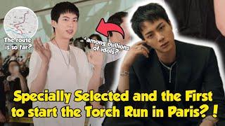 Jin was chosen directly by the Olympics specifically and became the first runner tourcbearer?