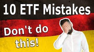Top 10 ETF Investing Mistakes  Avoid These Typical Investing Mistakes When Buying ETFs in Germany