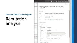 Reputation analysis in Microsoft Defender for Endpoint