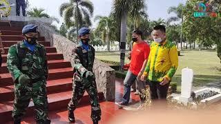 Peringatan Ke-75 TNI AU di TMP Tanjung Karang Bandarlampung