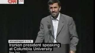 Speech Part 4M.Ahmadinejad @columbia  questions