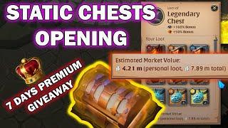 WE GOT LEGENDARY CHEST  Albion online  Chest Opening