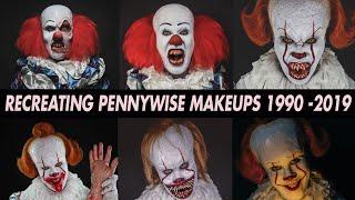 Pennywise Makeups from IT 1990 -2019  Prince De Guzman Transformations