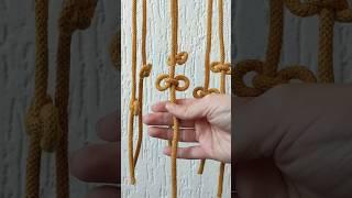 ️ How to make an infinity 8 macrame knot 🪢 #shorts #knottutorial #knots