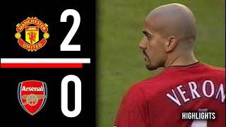 Manchester United v Arsenal  Highlights  20022003