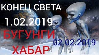 ХАММА КУРСИН КОНЕЦ СВЕТА 1.02.2019 ЯННГИ ВА СУНГИ МАЛУМОТ