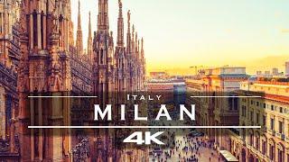 Milan  Milano Italy  - by drone 4K