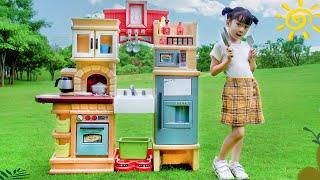 兒童情景劇：新買的玩具厨房送到了，來玩厨房過家家吧！