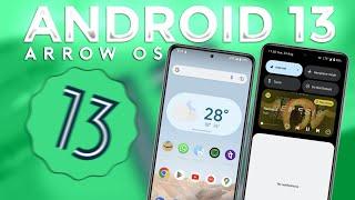Android 13 Rom for Mi 11x Poco F3 K40  Arrow Os A13 First Look and Full Review 