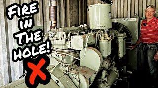 HUGE Perkins Dorman Stationary Engine - Will It Run?