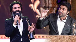 Silambarasan TR Making Fun with Mirchi Shiva at South Movie Awards  SIIMA 2022