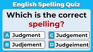 Spelling Quiz - CAN YOU SCORE 2020?  Part #36