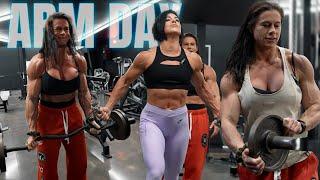 KRISTEN NUNS SECRET ARM DAY WORKOUT *BIGGEST PUMP IVE HAD*