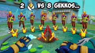 2 Radiants vs 8 Gekkos Unlimited Abilities