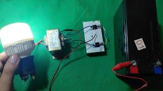 make 12v To 220v Inverter  Transistor Tip41c - How to make 12v to 220v inverter with tip41c at home