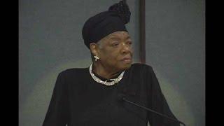 Dr. Maya Angelou at Evergreen “Rainbow in the Clouds.”